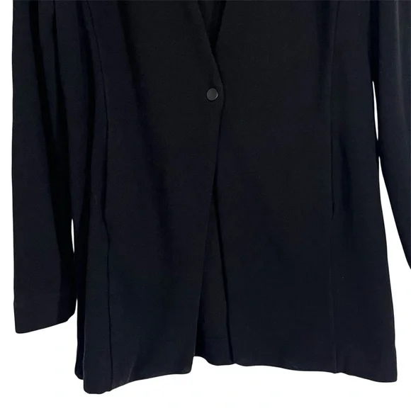 NIC + ZOE Grace Black Knit Jacket Fitted Blazer Women's L - Picture 4 of 9